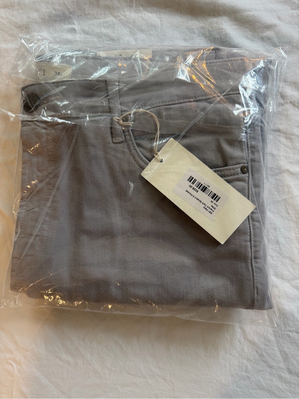 Rye 51 FRENCH TWILL STRETCH 5-POCKET - GREY 34/33.5